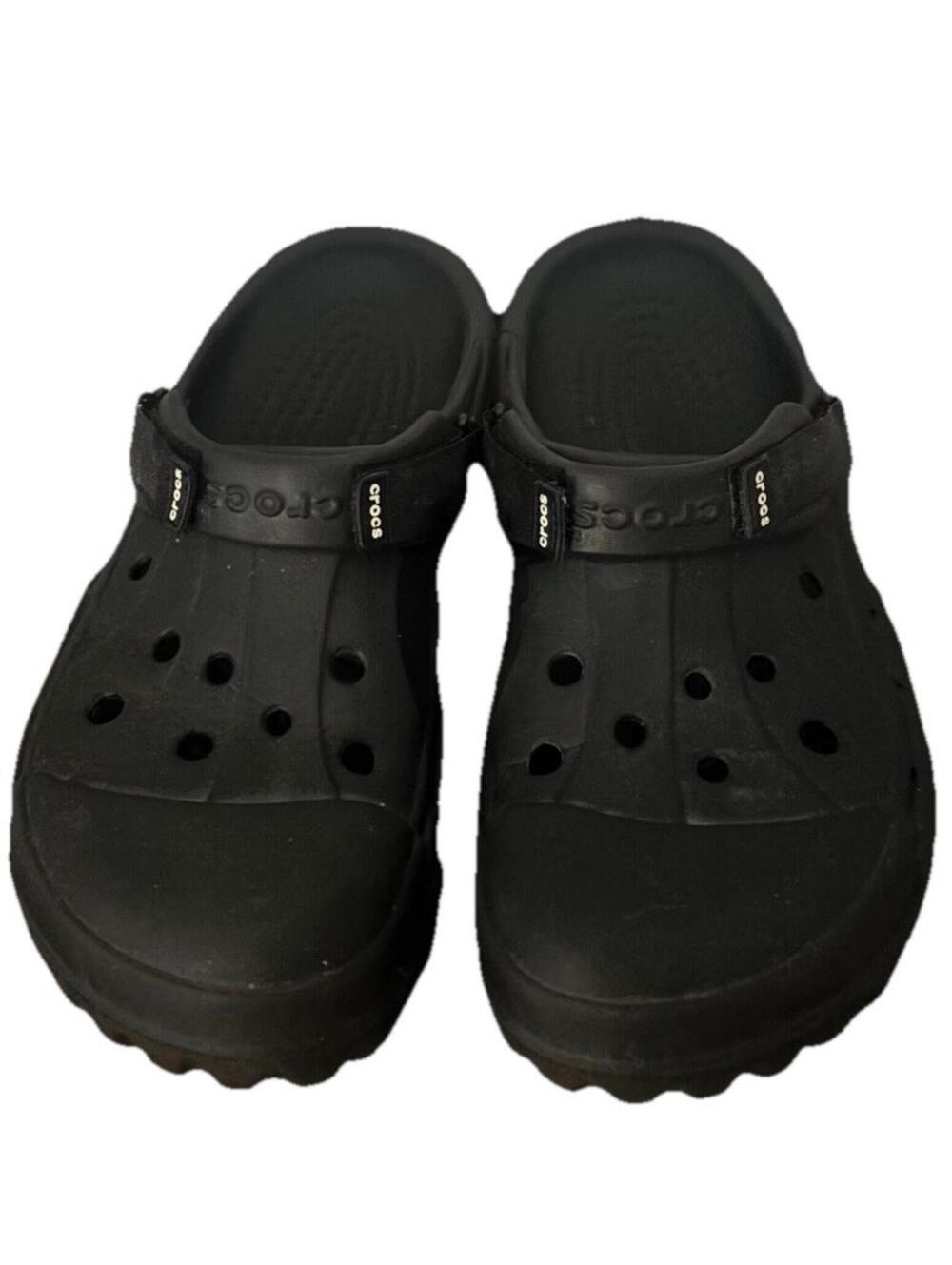 Crocs Mens 12 Offroad Sport Clog 202651 Black Classic Comfort Waterproof Sandals